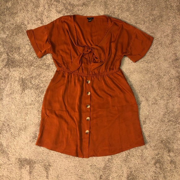 Papaya red dress - Picture 5 of 7